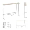Table d'appoint Maclean-Konsole, blanche, avec une surface Voir les images du produit 1