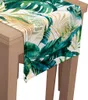 Tischläufer mit Muster 40 x 140 cm Große Monstera Blätter Produktbild-Vorschau 5