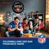 NFL San Francisco Folienballon rund 45cm Football Party Fan Produktbild-Vorschau 2