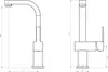 Miscelatore per lavabo SCHÜTTE SIGNO, rubinetto da bagno Anteprima dell’immagine prodotto 8