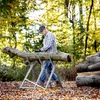 KADAX Support de coupe pliable en bois, 82 x 78 cm, acier Voir les images du produit 4