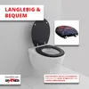 Grafner WC Sitz aus MDF stabile Qualität Colored Bubbles Produktbild-Vorschau 6