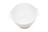 A white mixing bowl with handles is shown against a white background. Produktbild-Vorschau