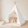 Dětský stan Tipi, vnitřní a venkovní stan na hraní, plátěný Náhled obrázku produktu 7