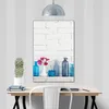 banjado Magnettafel aus Glas, beschreibbar, 50x75cm groß, Produktbild-Vorschau 1