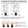 Glaskeramik Kochfeld 4 Zonen Platten Kochplatte 59 cm Produktbild-Vorschau 7