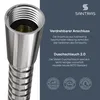 SANTRAS® Duschschlauch aus Metall 1/2" in Chrom - 2,50 m Produktbild-Vorschau 2