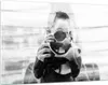 Bilder auf glas - Einteilig - Fotograf Schwarzweiß Doppel - Produktbild-Vorschau 1