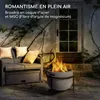 Blumfeldt Brasero Exterieur pour le Jardin, Brasero Plancha Voir les images du produit 2