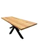 Tisch Massivholz Eichenholz - Tischplatte Geradekante /4cm Produktbild-Vorschau 3