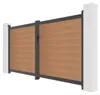 ATHOS 3 m H. 160 cm Massivholz-Schwingtor aus Teakholz mit Produktbild-Vorschau 4