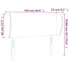 vidaXL Kopfteil mit Ohren Hellgrau 103x23x78/88 cm Stoff -  Produktbild-Vorschau 10