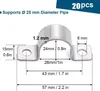 Ø 25 mm Rohrschellen,20 Stk Edelstahl Produktbild-Vorschau 2