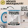Survival-Experte Tasse Geschenk für Survival-Experte Der Produktbild-Vorschau 3