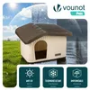 VOUNOT® Katzenhaus & Hundehütte Indoor Outdoor, Produktbild-Vorschau 11