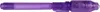 A purple pen with a UV light. Produktbild-Vorschau