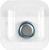 A single button cell battery is shown in its clear plastic packaging. Voir les images du produit