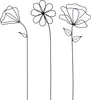 UNUS Metallkunst Stecker Blumen als 3er Set Betty in Produktbild-Vorschau 1