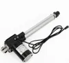 A linear actuator with a black motor housing and a silver telescopic rod, connected by a black cable with a USB connector. Náhled obrázku produktu