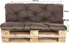 Palettenkissen set 120x60x40cm, Palettenkissen Braun, Produktbild-Vorschau 2