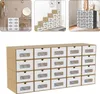 XINZI 20x boîtes à chaussures marron-blanc - empilables, Voir les images du produit 1