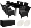 tectake® Aluminium Rattan Sitzgruppe Menorca wetterfest und Produktbild-Vorschau 1