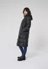 SOLO Cappotto lungo trapuntato con cappuccio e zip frontale Anteprima dell’immagine prodotto 6