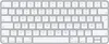 A close-up, straight-on view of a silver Apple Magic Keyboard. Anteprima dell’immagine prodotto