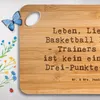 Mr. & Mrs. Panda Hackbrett Spruch Basketballtrainer Produktbild-Vorschau 3