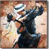Coloray Uhr auf Leinwand 30x30 cm Wand Uhr Dekoration Produktbild-Vorschau 1
