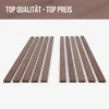 10er-Set Holzleisten - Nussbaum gehobelt - 8 x 20 x 500 mm Produktbild-Vorschau 4