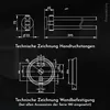 Bürstenking Handtuchhalter zweiarmig beweglich, Produktbild-Vorschau 4