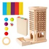 Montessori Holz-Brettspiel – 3-in-1 mit 40 bunten Stäbchen, Produktbild-Vorschau 8
