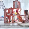 Drewniany domek dla lalek rodzina, urocza symulacja, 7 Podgląd zdjęcia produktu 10
