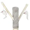 Springos® Kratzbaum Aussichtsplattform Spielmäuschen Produktbild-Vorschau 6
