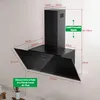 LEVIVO A+++ Hotte Aspirante 80cm avec 420 m³/h, 2 Filtres à Voir les images du produit 3