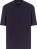 Armani Exchange Dunkelblaues T-Shirt mit Sprachdruck – L Produktbild-Vorschau 7