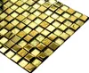 Goldglasmosaik „GOLD“, goldglänzende Mosaikfliese Produktbild-Vorschau 2