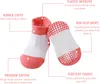 Rutschfeste Socken für Kleinkinder Griffe Baby Mädchen 12 Produktbild-Vorschau 3