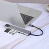 8 IN1 USB C Hub Ethernet Multiport Typ C Adapter PD USB C Produktbild-Vorschau 8