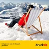 Chaise longue - rayures larges - lilas - pliable - en bois Voir les images du produit 6