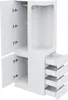 OKWISH Armoire - Armoire Avec Rangement 1 Porte avec Voir les images du produit 5