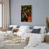 Italienischer Leinwand Leinwandbild - Sonniger Weg (August Produktbild-Vorschau 3