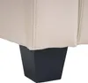 Sessel Loungesessel Lille  Kunstleder, creme Produktbild-Vorschau 7