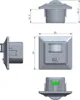 Presa di rete MILOS Cat6a da incasso 2x porta RJ45 LAN fino Anteprima dell’immagine prodotto 6