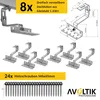 Avoltik Solar Halterung Ziegeldach Montageset Dach Produktbild-Vorschau 2