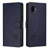 Leder Hülle für Samsung Galaxy Xcover6 Pro Süße Katze Flip Produktbild-Vorschau 2