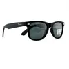 Retro Sonnenbrille Polarisiert Schwarz Getönt Nerd Brille Produktbild-Vorschau 3
