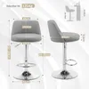 Set di 2 sgabelli da bar Sedia da bar Sedia girevole a 360° Anteprima dell’immagine prodotto 2