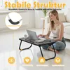 LZQ Składany stolik na laptopa 60 x 40 cm - stolik z Podgląd zdjęcia produktu 5